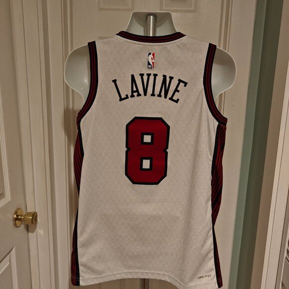 Chicago Bulls 2022/23 City Edition Zach Lavine Nike Swingman Jersey NBA Size 48 - Picture 10 of 15